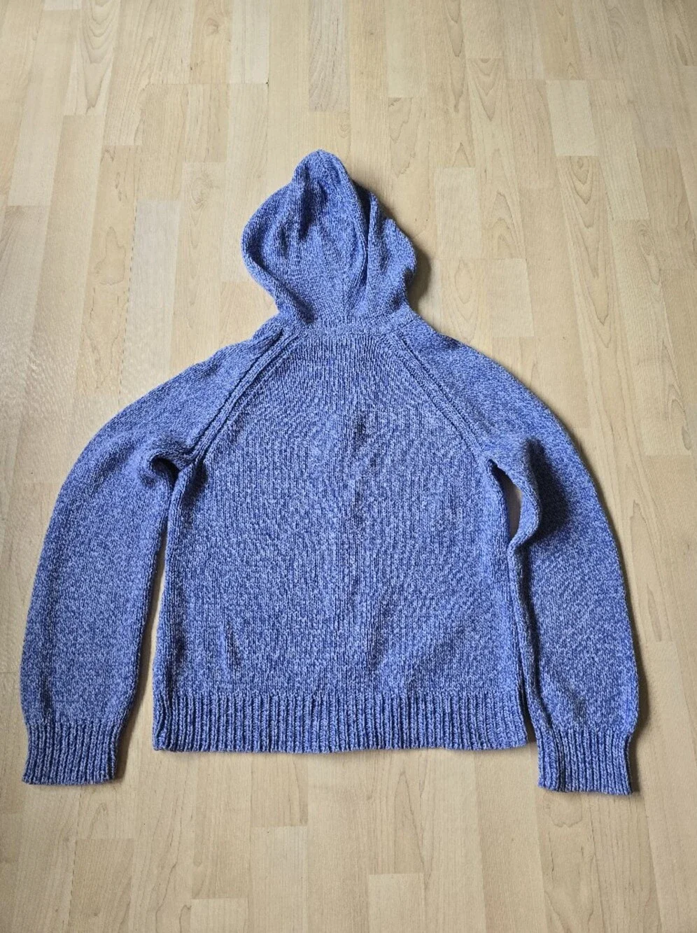 J.Jill Full Zip Hooded Cotton Blend Sweater Size Small